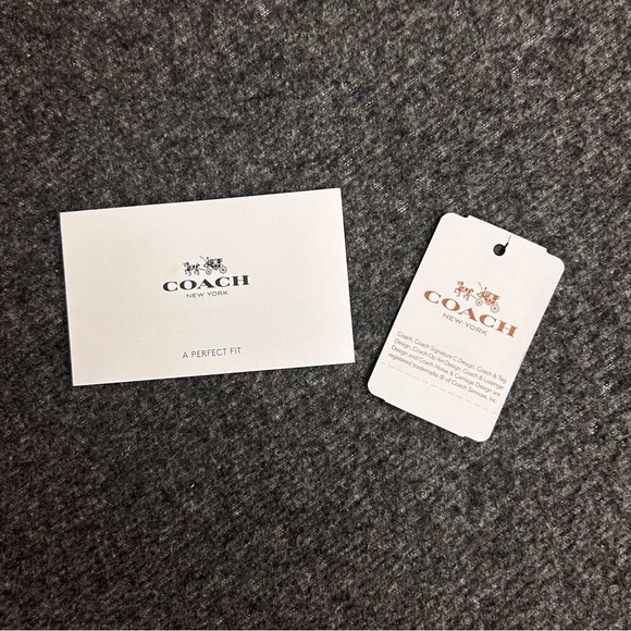 Coach Corner Zip Wristlet in Signature Khaki Orange - Picture 12 of 12